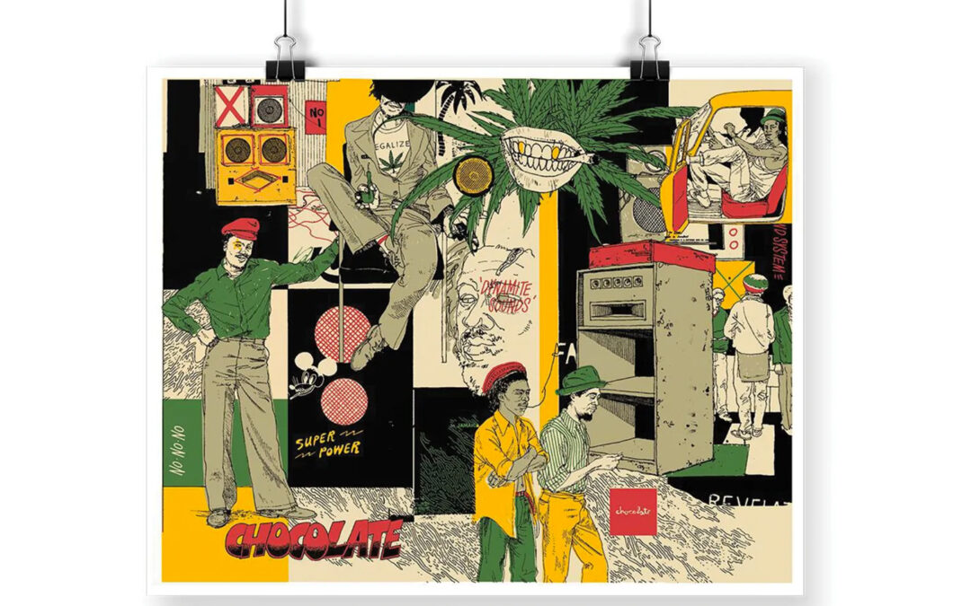 Chocolate Skateboards: Sound System Poster